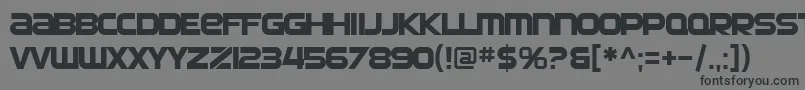 SfAutomaton-Schriftart – Schwarze Schriften auf grauem Hintergrund