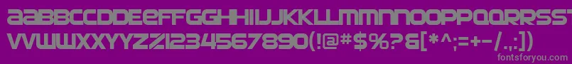 SfAutomaton-Schriftart – Graue Schriften auf violettem Hintergrund