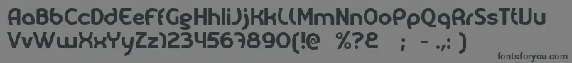 Melody Font – Black Fonts on Gray Background