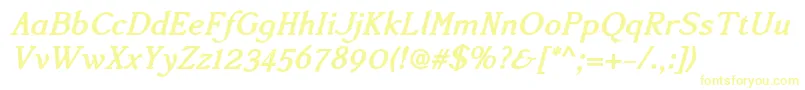 More about Accanthisadfstdno2Bolditalic Font Accanthisadfstdno2Bolditalic Font – Yellow Fonts on White Background