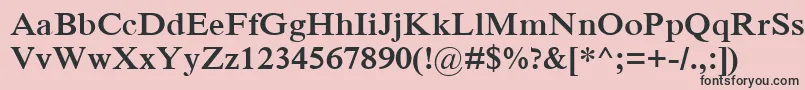 Weitere Informationen zur IskoolapotaBold-Schriftart IskoolapotaBold-Schriftart – Schwarze Schriften auf rosa Hintergrund