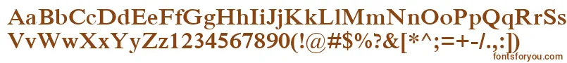 IskoolapotaBold Font – Brown Fonts on White Background