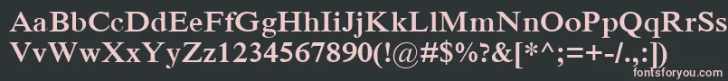 Weitere Informationen zur IskoolapotaBold-Schriftart IskoolapotaBold-Schriftart – Rosa Schriften auf schwarzem Hintergrund