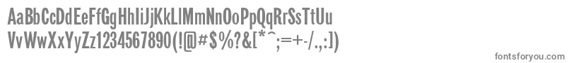 GazetaSansSerifPlain Font – Gray Fonts on White Background