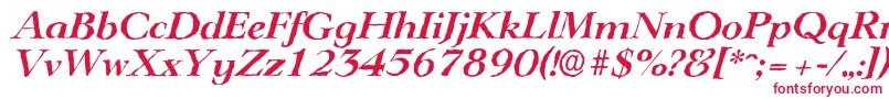 LingwoodantiqueBolditalic Font – Red Fonts