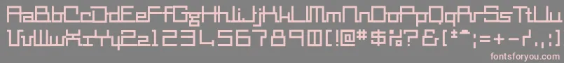 Mm2 Font – Pink Fonts on Gray Background