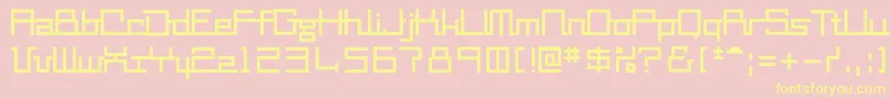 Mm2 Font – Yellow Fonts on Pink Background