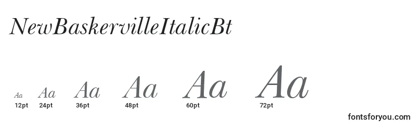 NewBaskervilleItalicBt Font Sizes