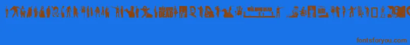 Más sobre la fuente TheWalkingDead fuente TheWalkingDead – Fuentes Marrones Sobre Fondo Azul