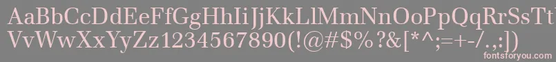 Emona Font – Pink Fonts on Gray Background
