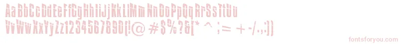 Impos+30 Font – Pink Fonts on White Background