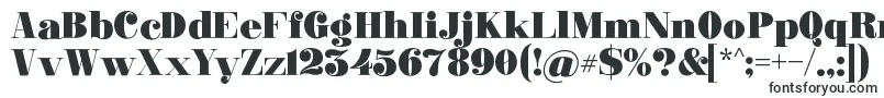 Шрифт Ganton – шрифты с засечками