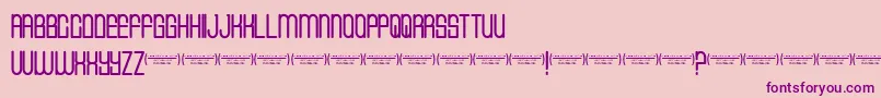 Cvfbuffalogrove Font – Purple Fonts on Pink Background