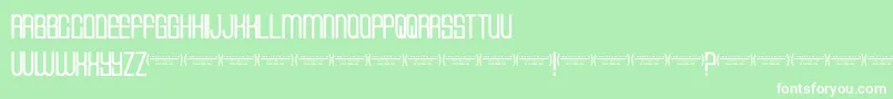 Cvfbuffalogrove Font – White Fonts on Green Background