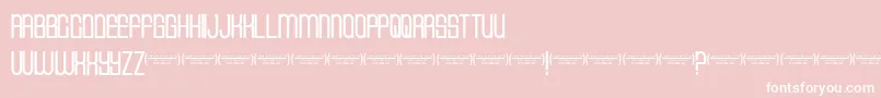Cvfbuffalogrove Font – White Fonts on Pink Background