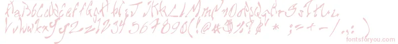 Chupa10 Font – Pink Fonts on White Background