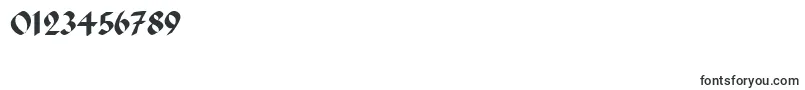 PercivalRegular Font – Fonts for Numbers and Digits