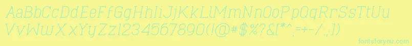 En savoir plus sur la police CaboSlabItalic Police CaboSlabItalic – polices vertes sur fond jaune