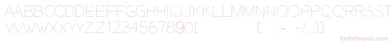 PresaUltralight Font – Pink Fonts