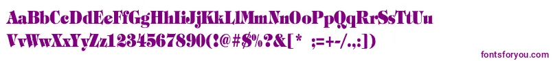 TiffanyHeavyBoldCn-fontti – violetit fontit