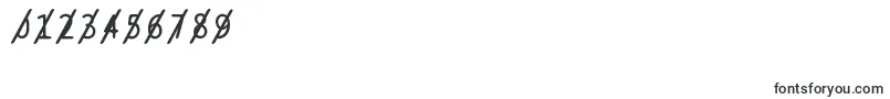 Bptypewriteslashed Font – Fonts for Numbers and Digits