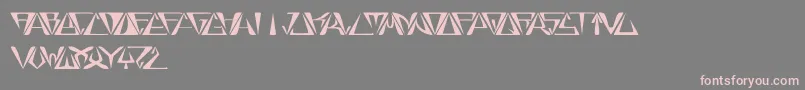 GloryBold-Schriftart – Rosa Schriften auf grauem Hintergrund