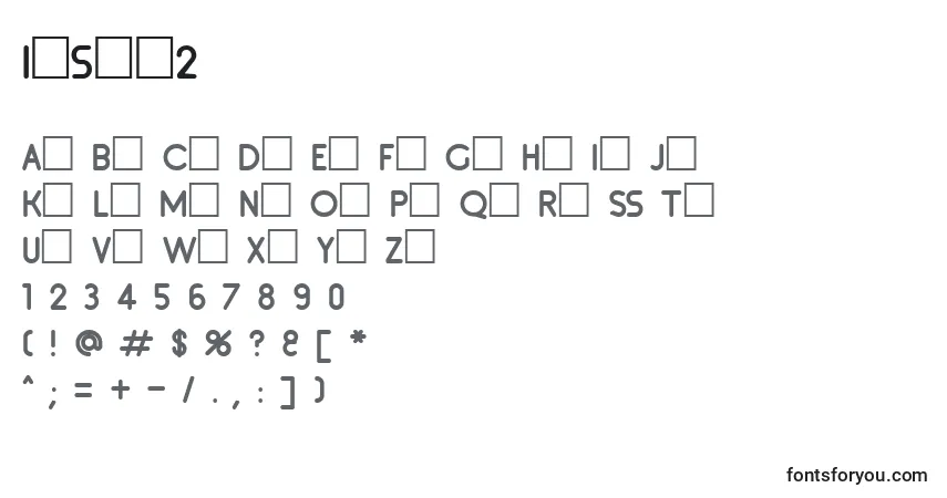 Czcionka Inset2 – alfabet, cyfry, specjalne znaki