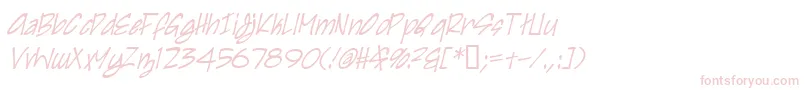 IrezumiI Font – Pink Fonts on White Background