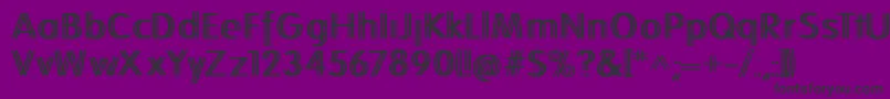 Folkstwins Font – Black Fonts on Purple Background