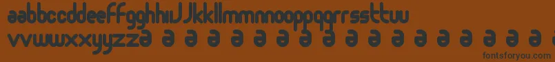 Moloko Font – Black Fonts on Brown Background