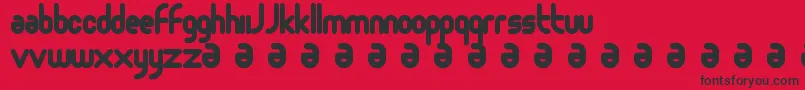 Moloko Font – Black Fonts on Red Background