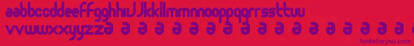 Moloko Font – Purple Fonts on Red Background