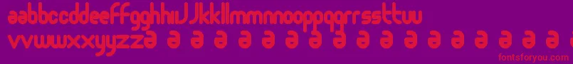 Moloko Font – Red Fonts on Purple Background