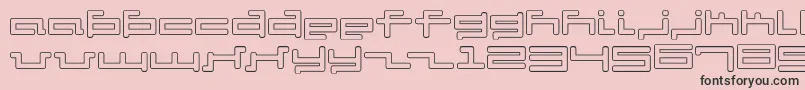 Подробнее о шрифте V5cuo Шрифт V5cuo – чёрные шрифты на розовом фоне