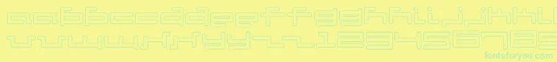 Lisätietoja V5cuo-fontista V5cuo-fontti – vihreät fontit keltaisella taustalla