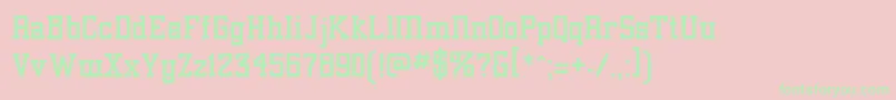 More about Alexa Font Alexa Font – Green Fonts on Pink Background