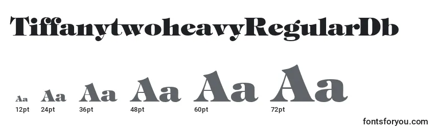 Размеры шрифта TiffanytwoheavyRegularDb
