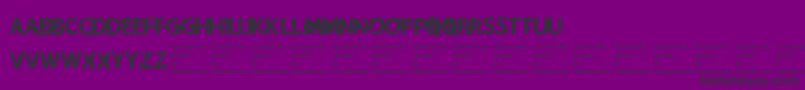 NecromongerRegular-fontti – mustat fontit violetilla taustalla
