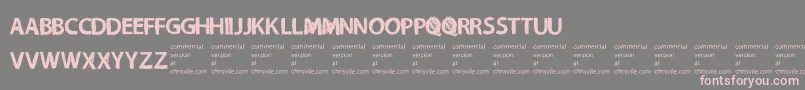 NecromongerRegular Font – Pink Fonts on Gray Background