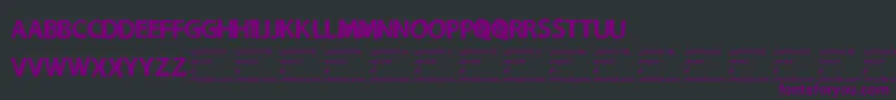 NecromongerRegular Font – Purple Fonts on Black Background