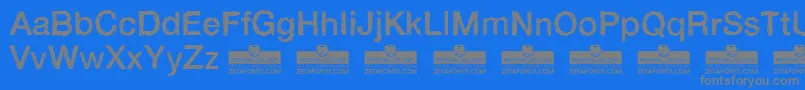 Więcej informacji o czcionce HandveticaNeueRegularTrial Czcionka HandveticaNeueRegularTrial – szare czcionki na niebieskim tle