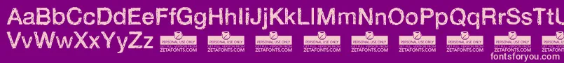 fuente HandveticaNeueRegularTrial – Fuentes Rosadas Sobre Fondo Morado