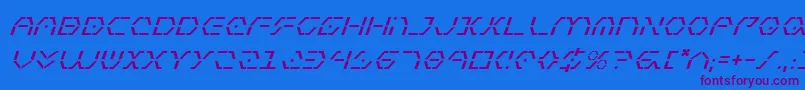 Lisätietoja ZetaSentryItalic-fontista ZetaSentryItalic-fontti – violetit fontit sinisellä taustalla