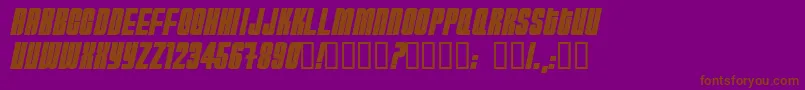 More about Hydrb Font Hydrb Font – Brown Fonts on Purple Background