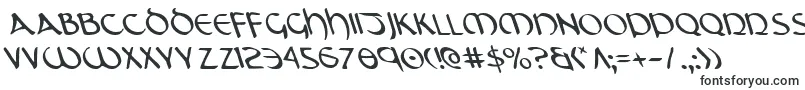 Шрифт TristramLeftalic – рельефные шрифты