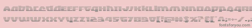 Blackbishopgrad-Schriftart – Graue Schriften auf rosa Hintergrund