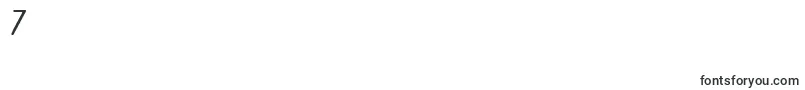 Dinski Font – Fonts for Digit 7