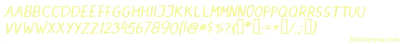 Dinski Font – Yellow Fonts