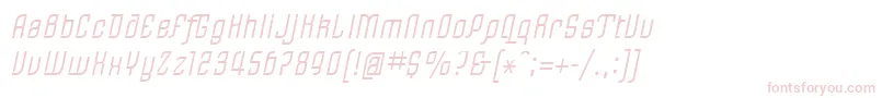 LinotypeRezidentOne Font – Pink Fonts on White Background