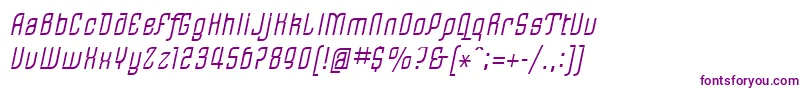 LinotypeRezidentOne Font – Purple Fonts on White Background